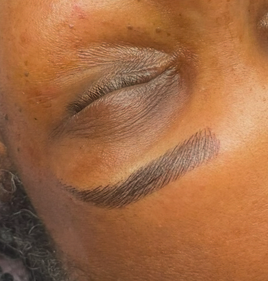 Nano brow permanent makeup results